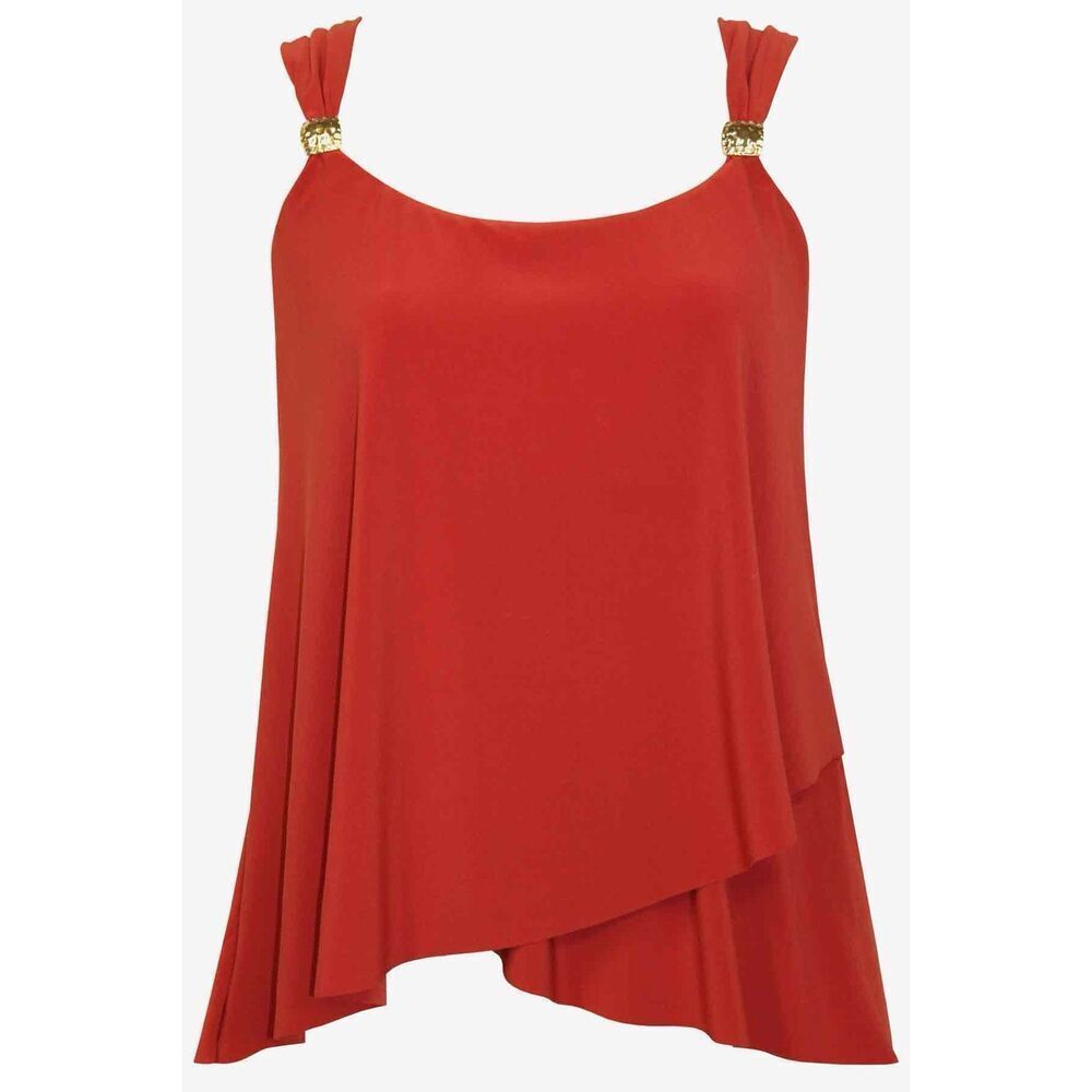 Miraclesuit Razzle Dazzle Underwire Tankini Top Cayenne Red 10